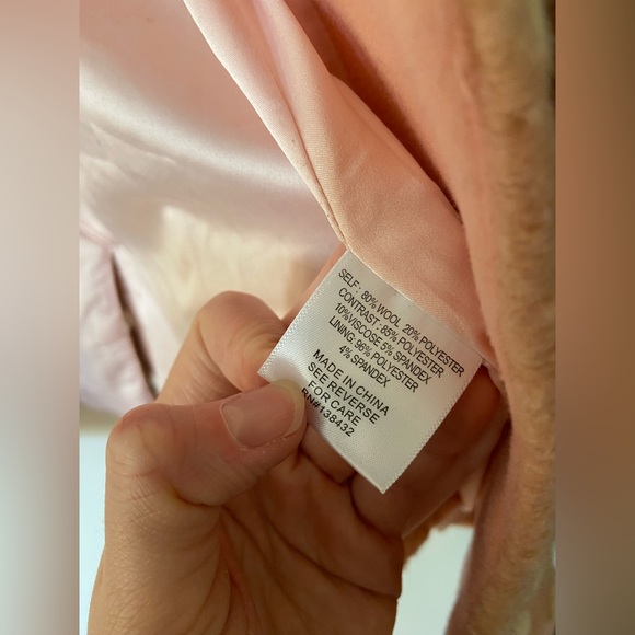 ModCloth Pink Polka Dot Salient Wool-Blend Coat - Picture 3 of 8